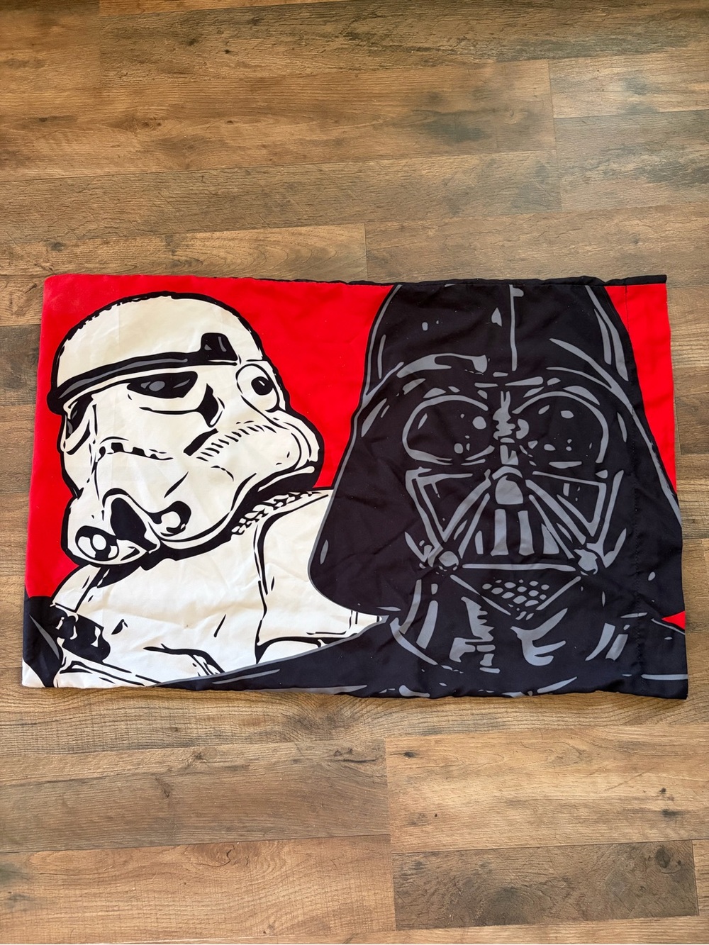 Star Wars Stormtrooper & Darth Vader Pillowcase - Red, Black, White
